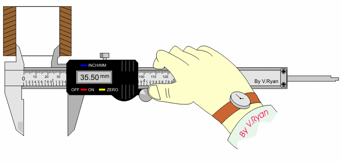 کولیس داخل سنج