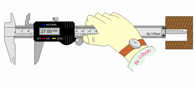 کولیس عمق سنج